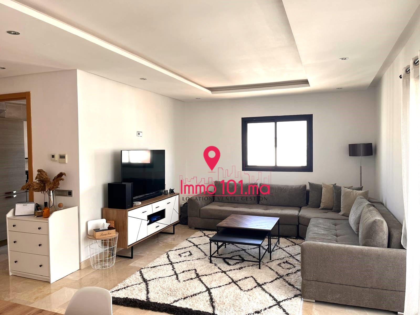 Location appartement meublé à Prestigia – Hay Riad ZLLAM2500